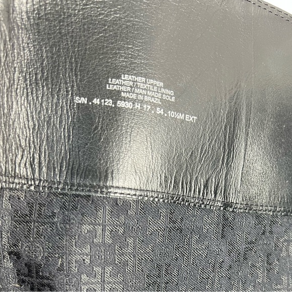 Tory Burch Black Jolie Riding Boot Silver Toned Hardware Women’s size 10.5 - Picture 10 of 12